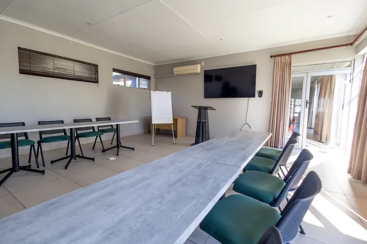 Conference venue setup at Fusion House in East London